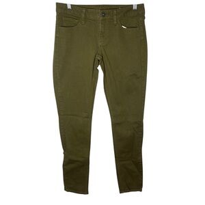 Arizona Jeans co Olive Green super Skinny Jeans size 7 27
